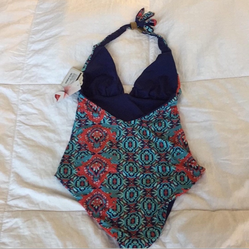 SAHA juno reversible, mint blue red geometrical - Picture 6 of 8